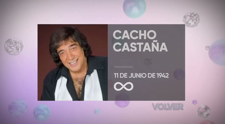 PROGRAMACIÓN ESPECIAL:  Homenaje a Cacho Castaña por  Canal Volver 