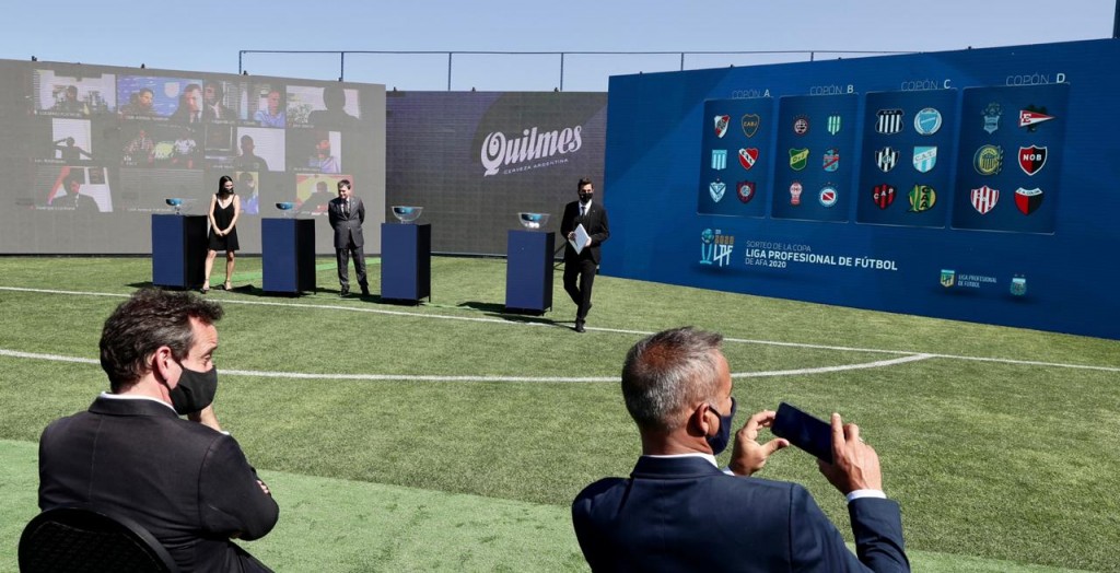 En el predio de A.F.A en Ezeiza se realizo el Sorteo de la Copa de la Liga Profesional