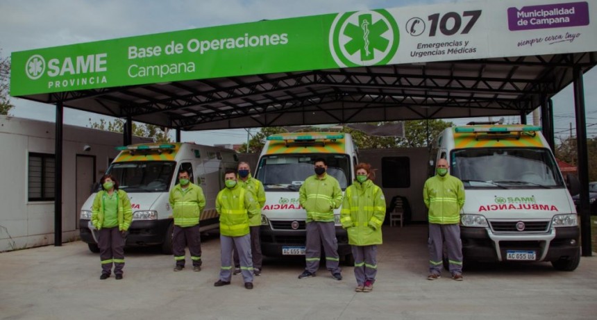 El SAME ya superó las 5.000 salidas en lo que va del año