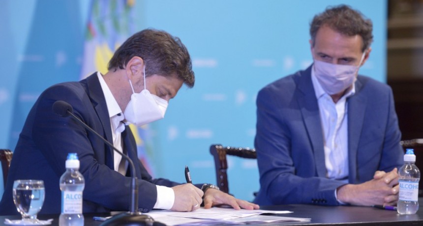 Provincia y Nación firmaron convenios para la repavimentación y ensanche de las rutas N°51 y N°41