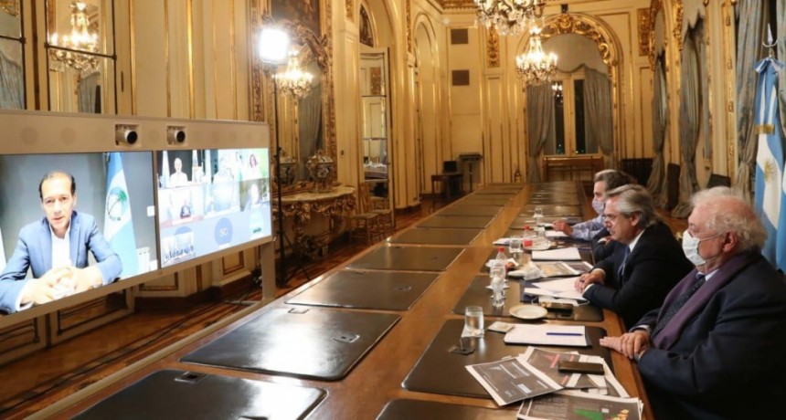 Coronavirus: El presidente Alberto Fernández mantuvo una reunión virtual con gobernadores