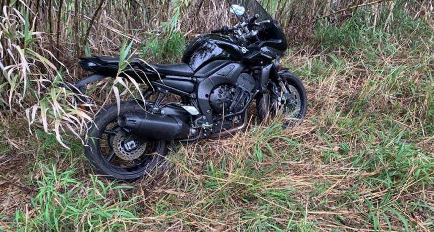 Funcionario municipal y empleado de Tenaris encuentran una moto de alta cilindrada que había sido robada  