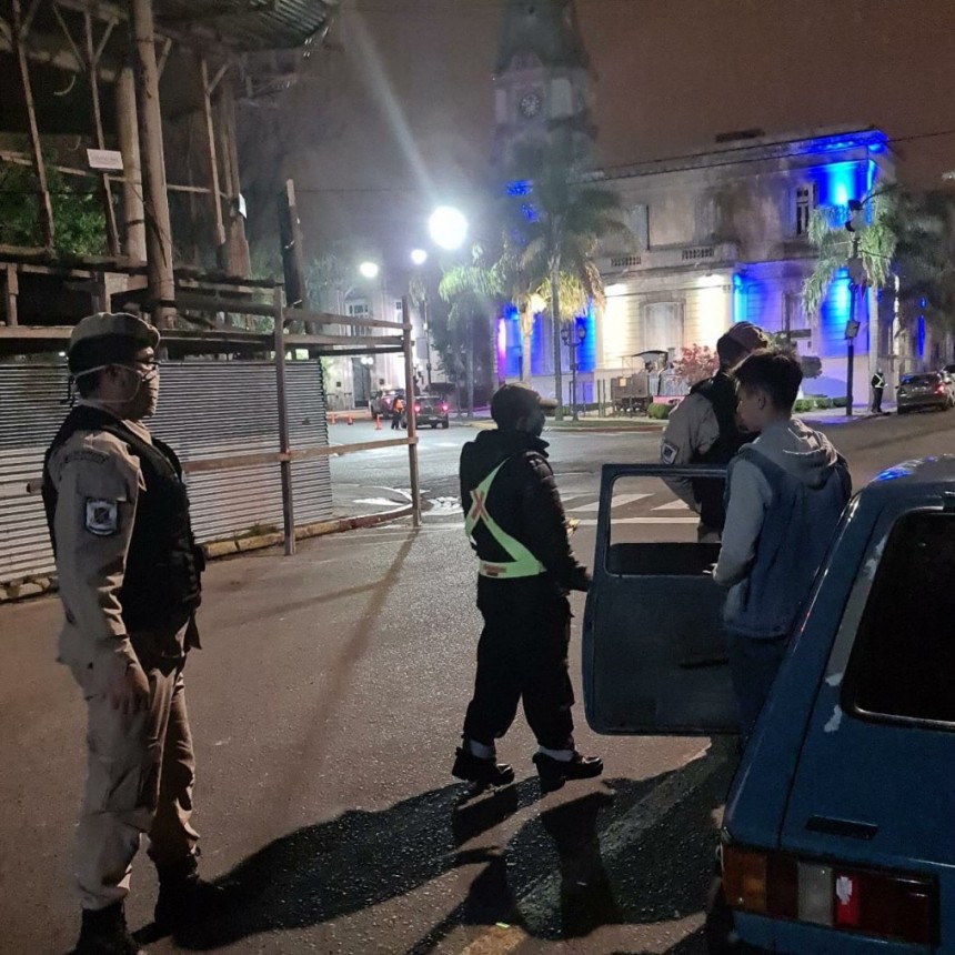 Importante operativo de prevención y control en el centro de la ciudad