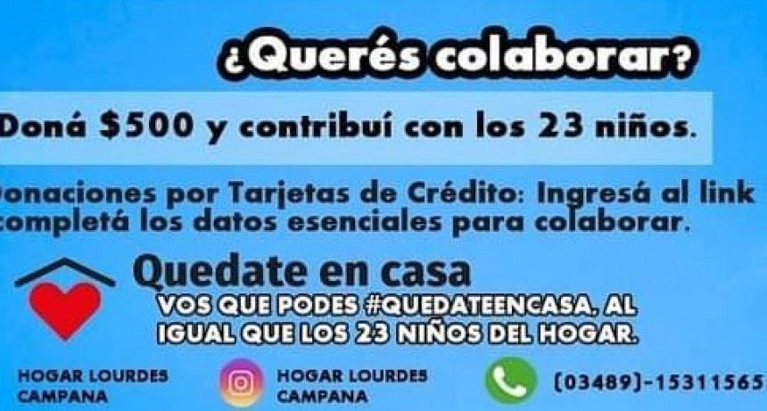 ESTA EN VENTA EL BONO SOLIDARIO DEL HOGAR NUESTRA SEÑORA LOURDES