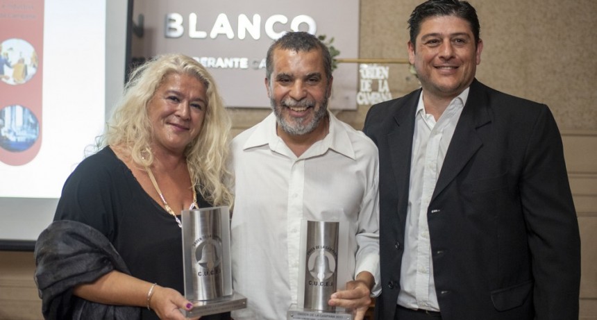 El Municipio y el presidente del HCD acompañaron la entrega de la Orden de la Campana