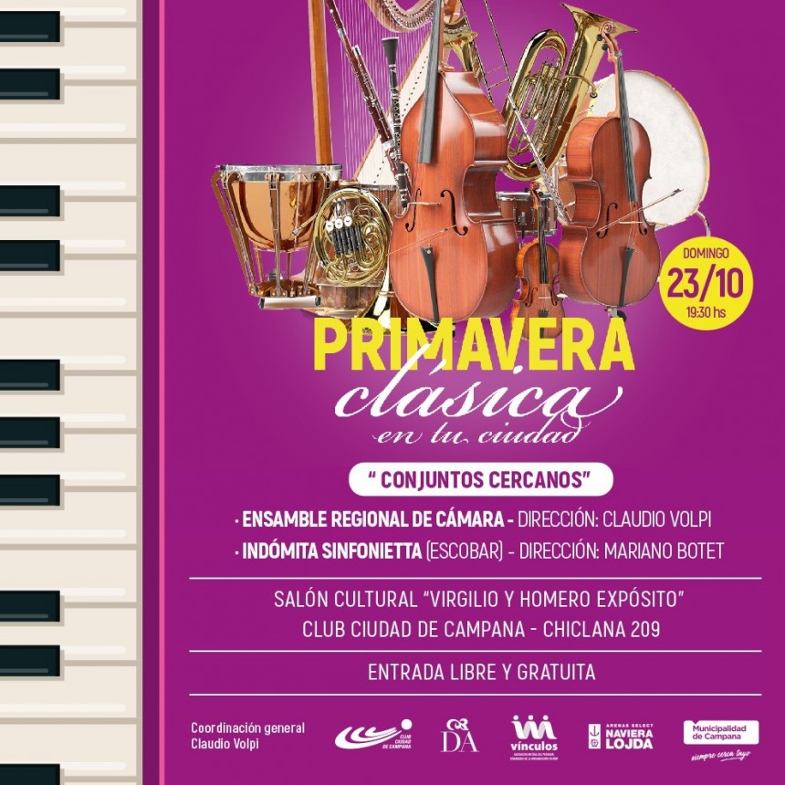 Este domingo llega el segundo concierto de “Primavera Clásica” 