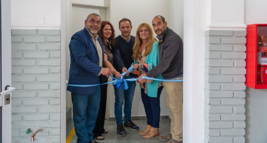 El intendente Abella acompañó la inauguración de las nuevas obras en la Secundaria 24