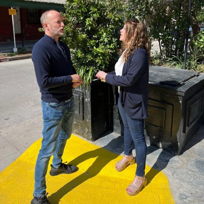 La diputada Soledad Alonso recibió a Martín Insaurralde