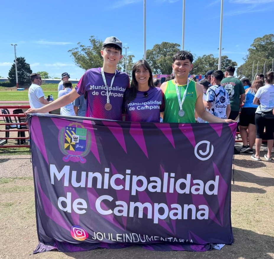 Elisa Abella acompañó a la delegación en las Finales de los Juegos Bonaerenses
