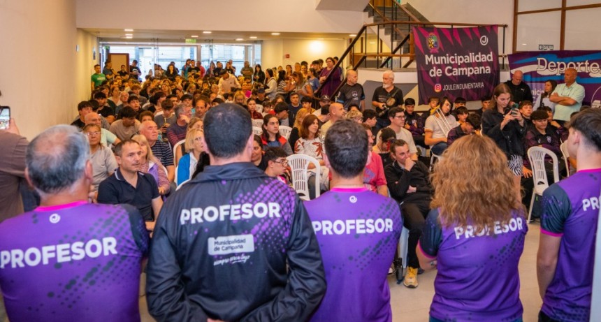 Abella felicitó a los campanenses que competirán en las Finales de los Juegos Bonaerenses