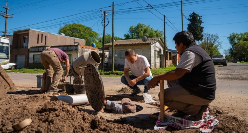 Cloacas en Las Acacias: “Es una obra que cambia para siempre la vida de las familias”