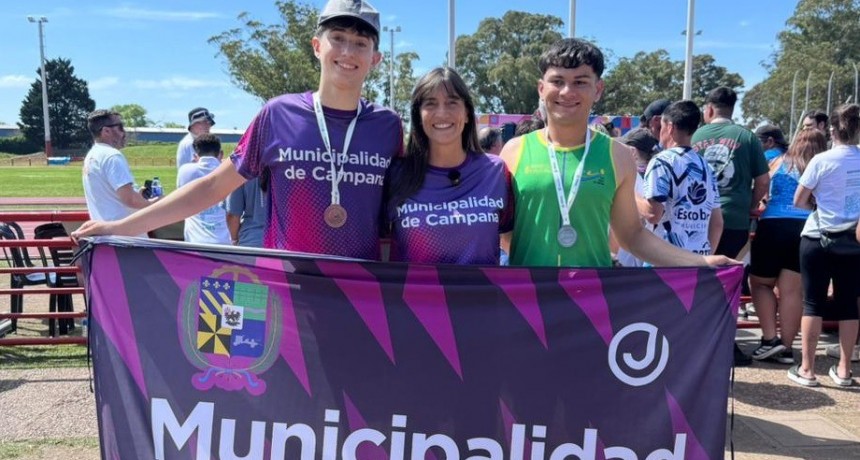 Elisa Abella acompañó a la delegación en las Finales de los Juegos Bonaerenses