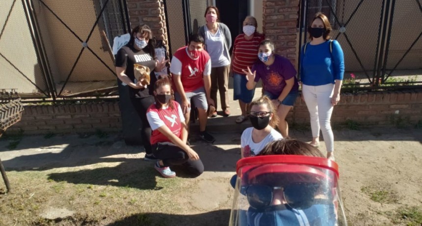 La Juventud Radical visitó Las Acacias