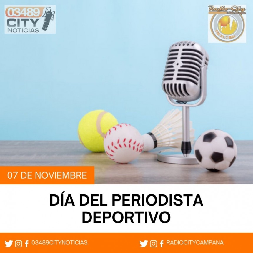 7 DE NOVIEMBRE DIA DEL PERIODISTA DEPORTIVO