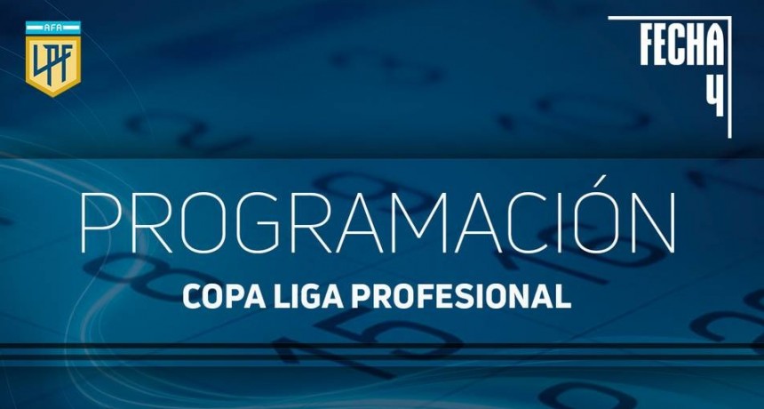 COPA LIGA PROFESIONAL : Agenda para la fecha 4