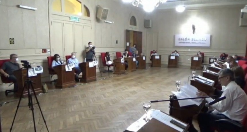 Se realizó la sesión ordinaria del Honorable Concejo Deliberante