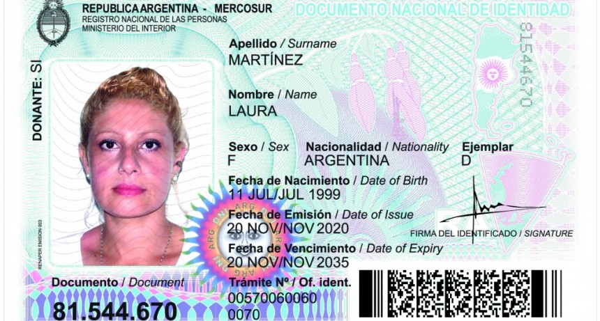 Wado de Pedro y Filmus presentaron el nuevo DNI que incluye una actualización del mapa bicontinental argentino