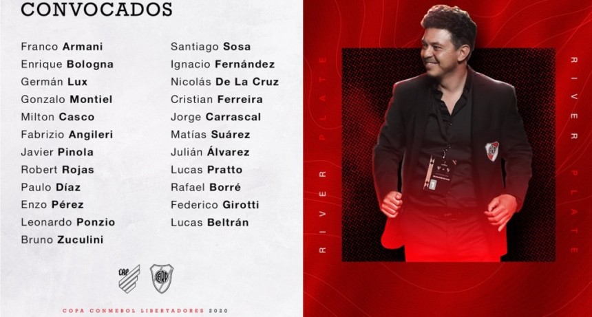 River Plate preparado para su viaje a Brasil