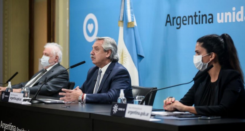 Coronavirus: El Presidente anunció que casi todo el país permanecerá en DISPO