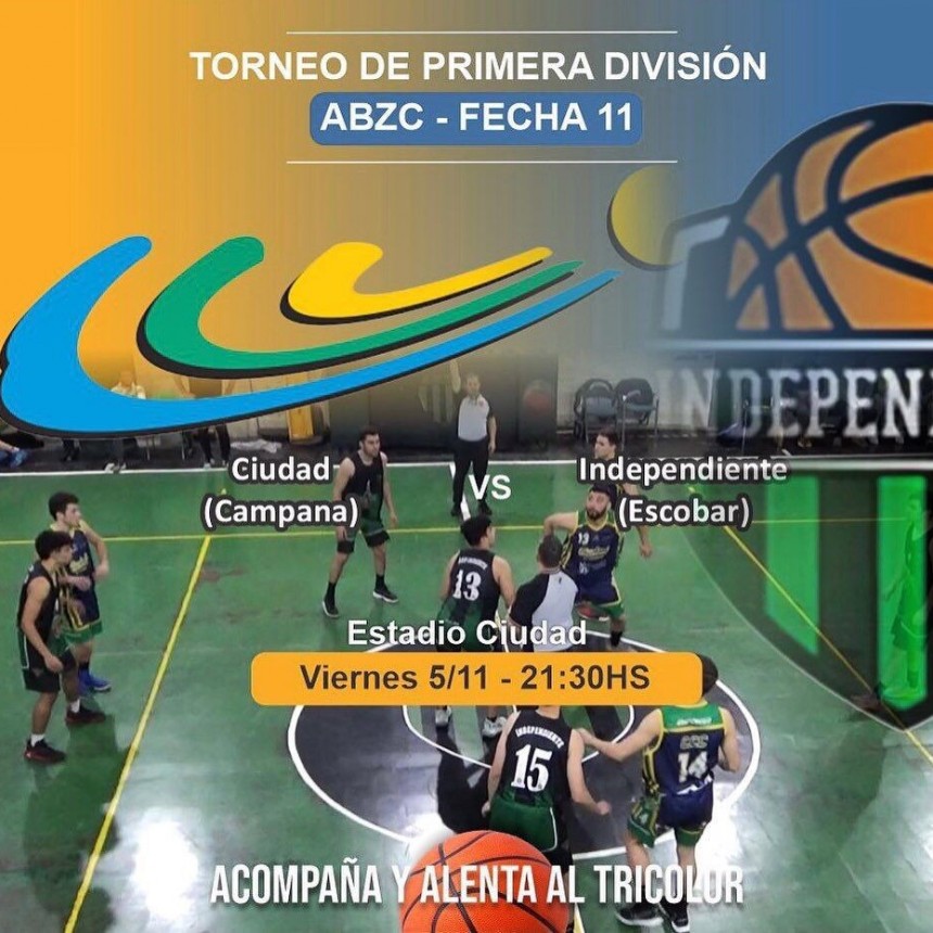 Ciudad de Campana recibe a Independiente de Escobar