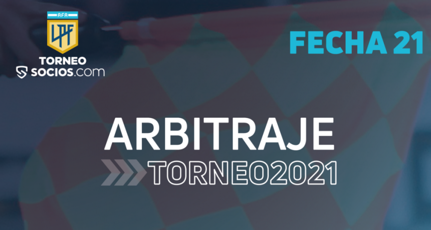  Arbitraje Jueces para la jornada 21