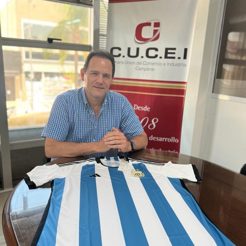 LA C.U.C.E.I SORTEA LA NUEVA CAMISETA DE LA SELECCIÓN ARGENTINA