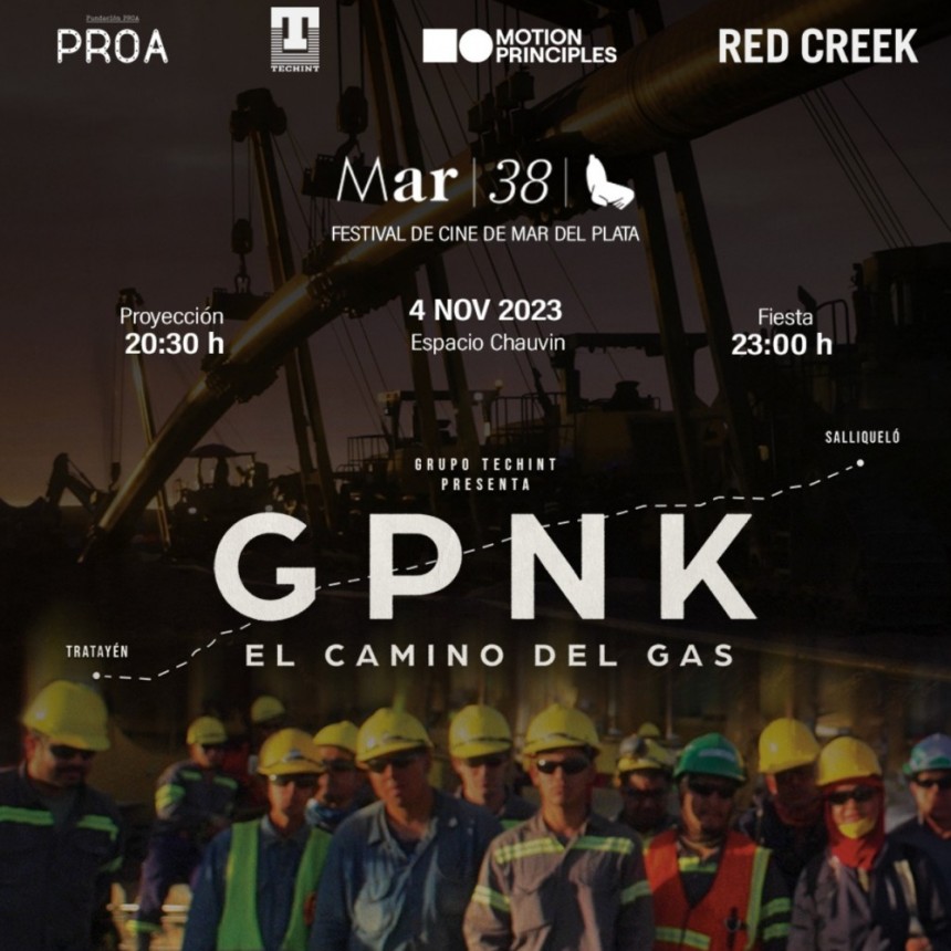 “GPNK - El camino del gas” se presenta en el 38º Festival Internacional de Cine de Mar del Plata