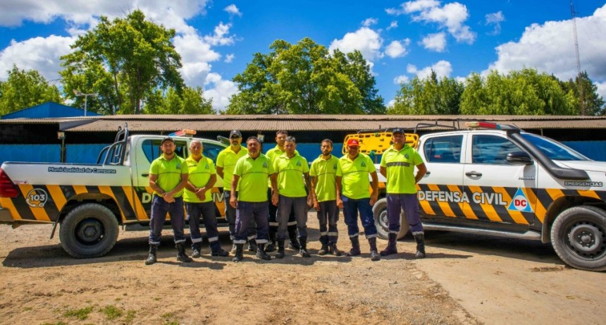 Defensa Civil Campana continúa fortaleciendo su presencia y accionar en la ciudad