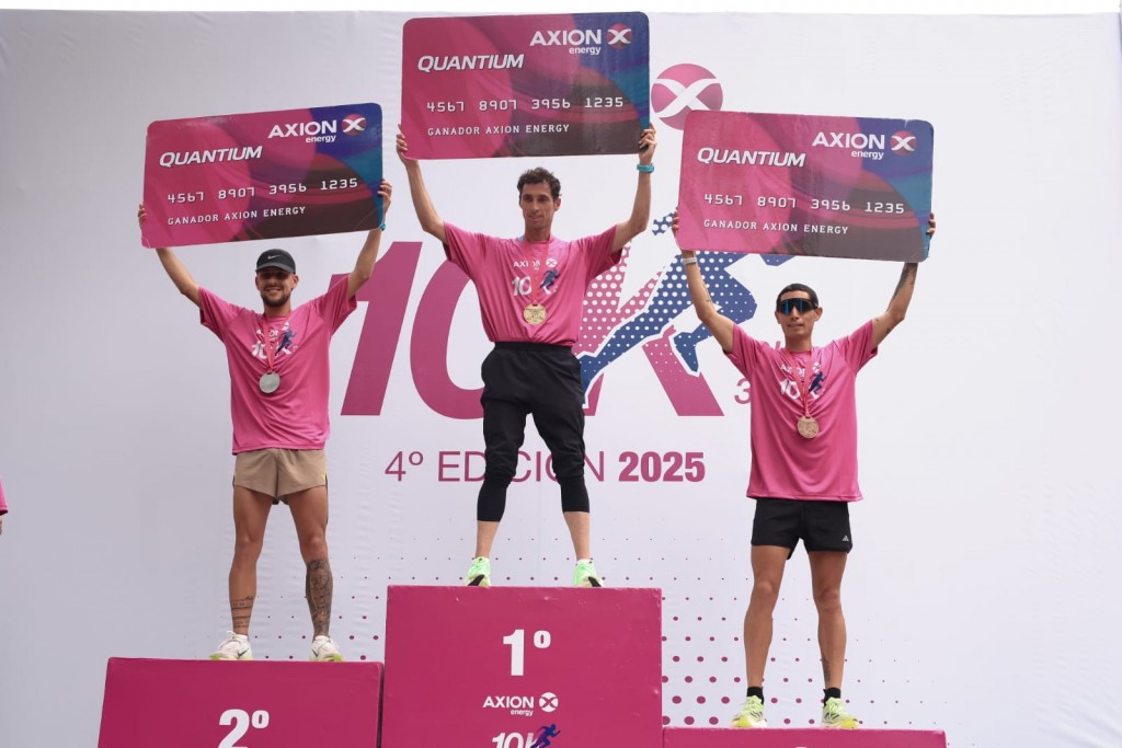 Con récord de asistentes, se corrió la 10K AXION energy