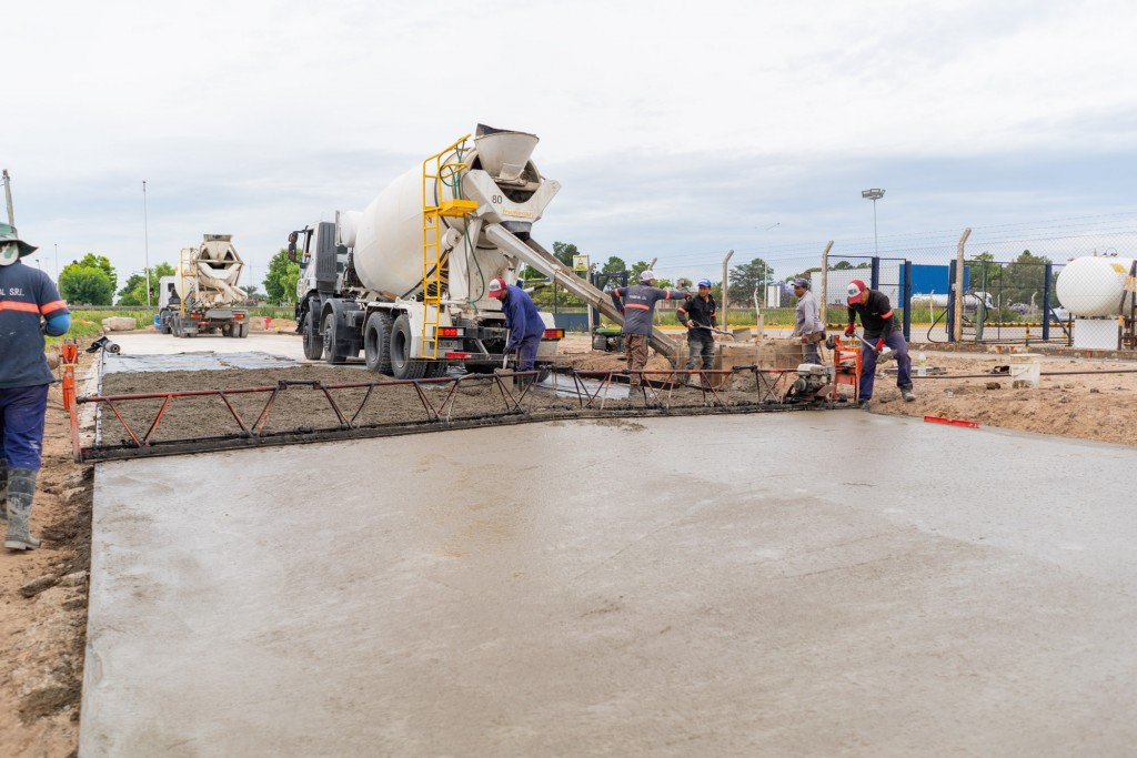 9 de Julio: el Municipio avanza con la pavimentación de la calle Brown