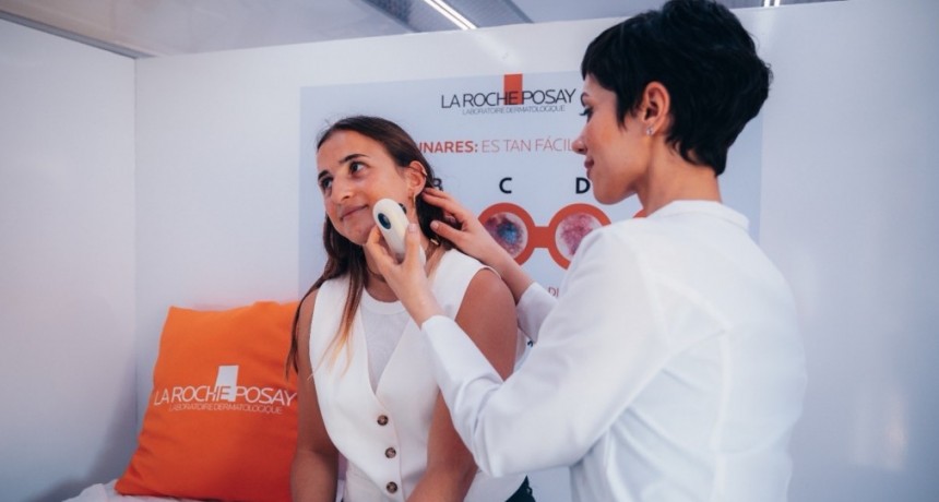 El lunes y martes, el camión de la Roche-Posay realizará controles gratuitos de lunares en Campana 