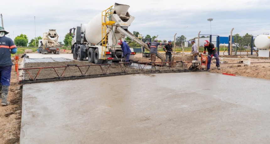 9 de Julio: el Municipio avanza con la pavimentación de la calle Brown