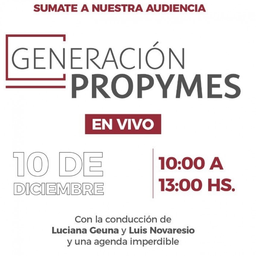 Hoy se realiza el 19º seminario ProPymes del Grupo Techint