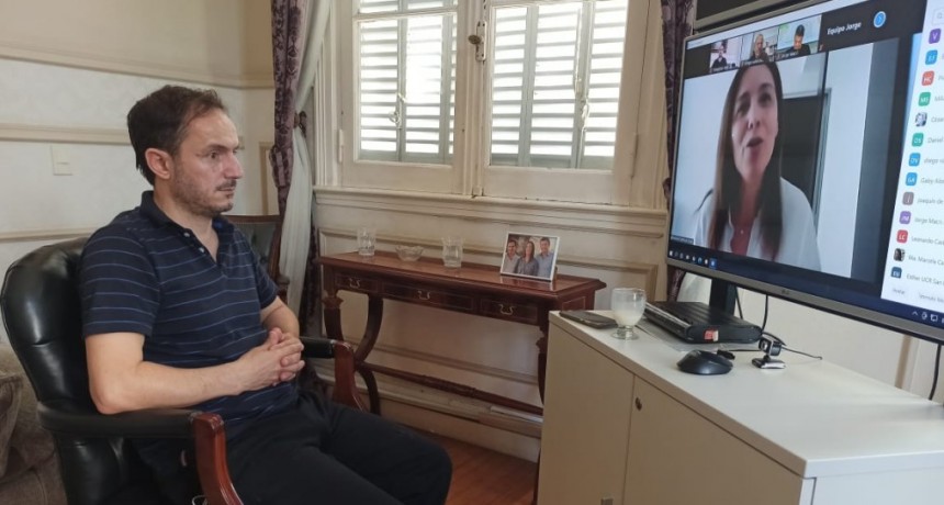 Abella y vecinos de Campana participaron de un encuentro virtual con María Eugenia Vidal 