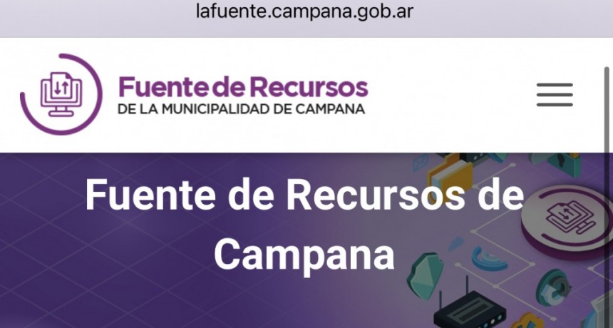 Ya está online la fuente de recursos Campana