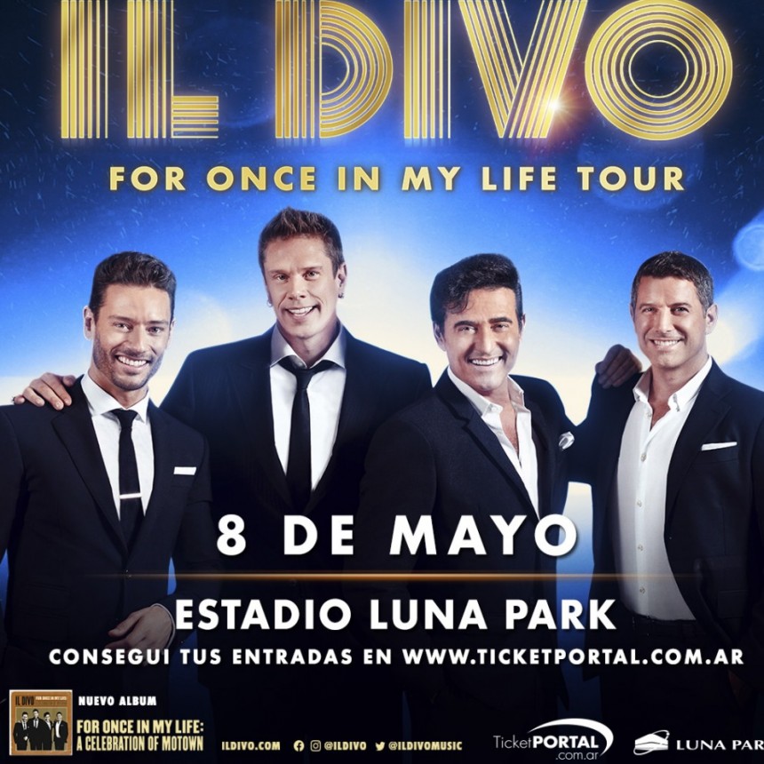 IL DIVO Presenta su gira mundial