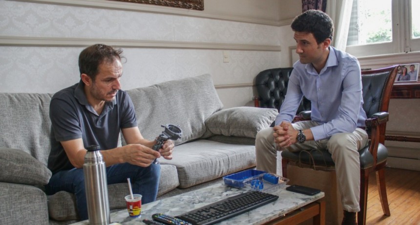 El Intendente recibió al ganador del Premio Joven Empresario Campanense 2021