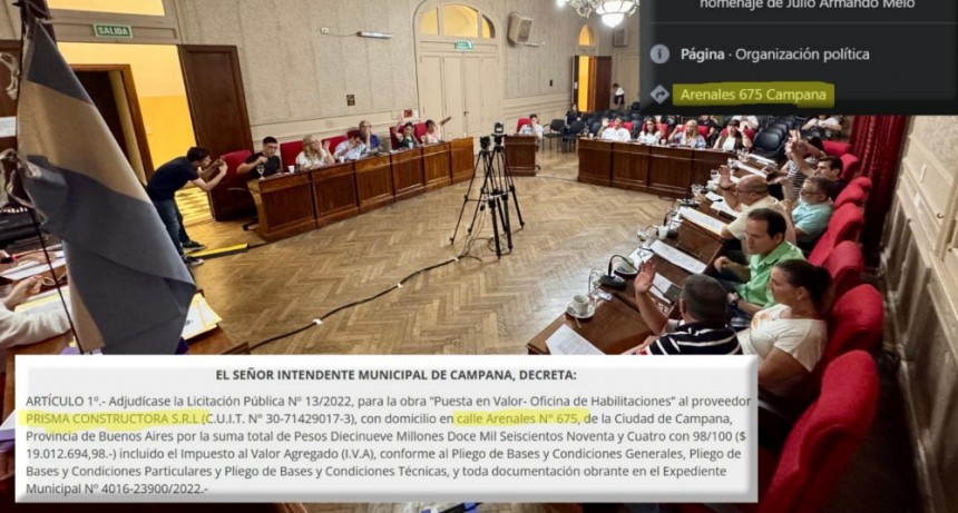 Unión por la Patria: “Prisma no puede seguir siendo proveedor del Municipio mientras tenga sospechosos vínculos con la agrupación Melo y la familia Abella”