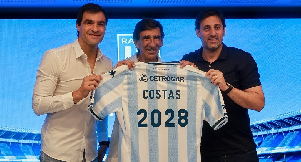 Gustavo Costas renovó contrato con Racing Club
