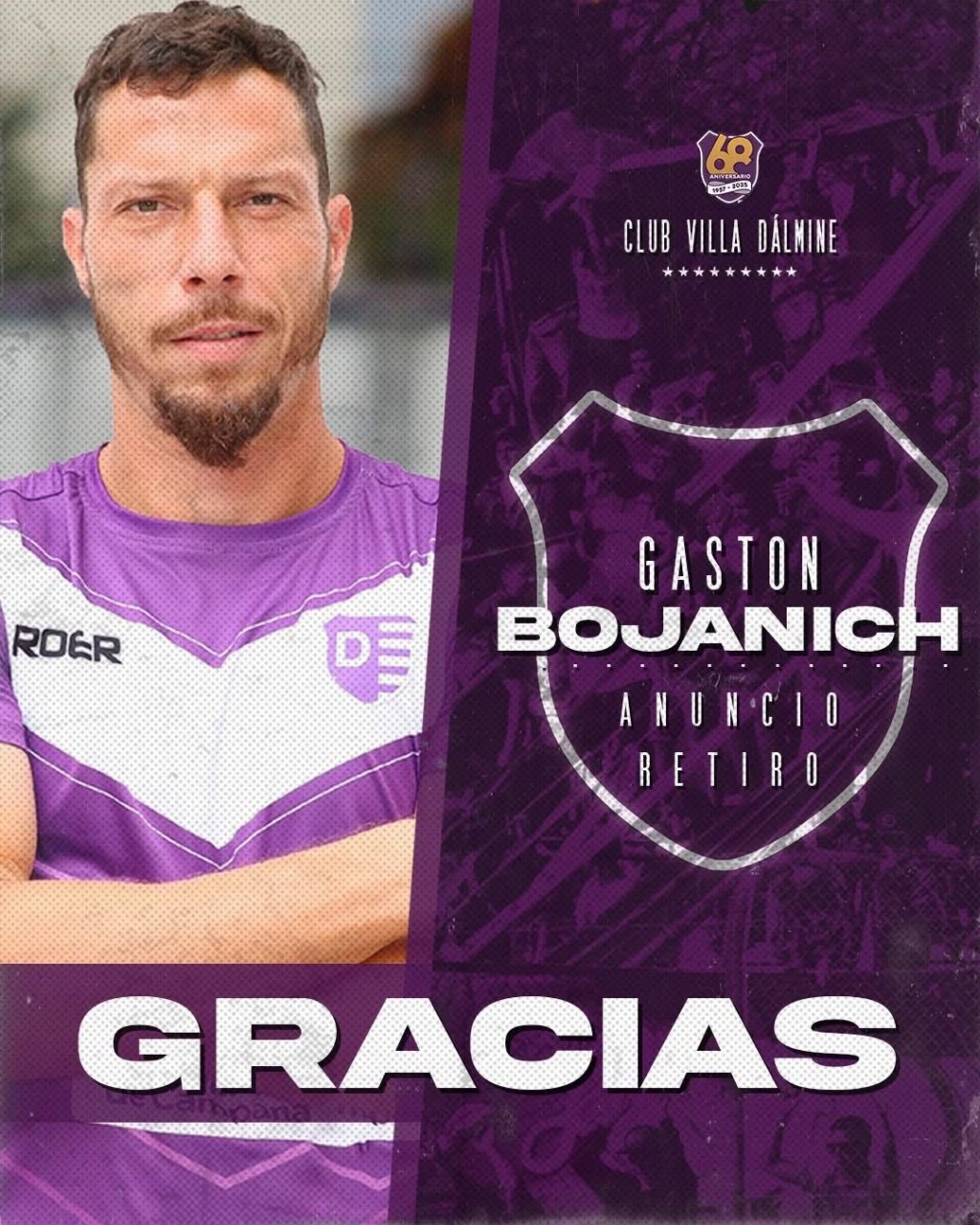 Gastón Bojanich no continuará en Villa Dálmine