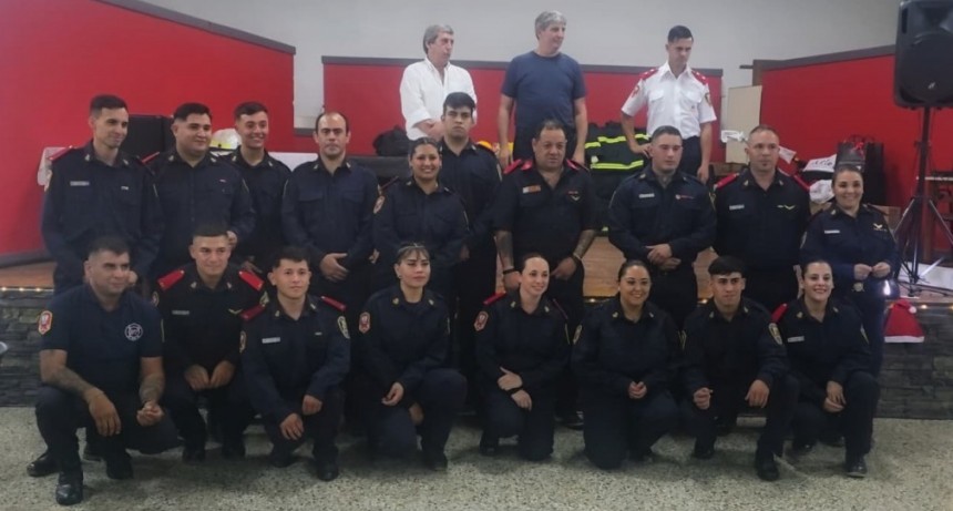 El Intendente acompañó el cierre de año de los Bomberos Voluntarios