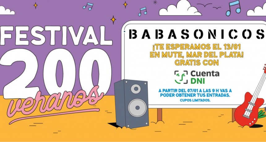 Festival 200 Veranos de Banco Provincia : BABASÓNICOS EN MAR DEL PLATA