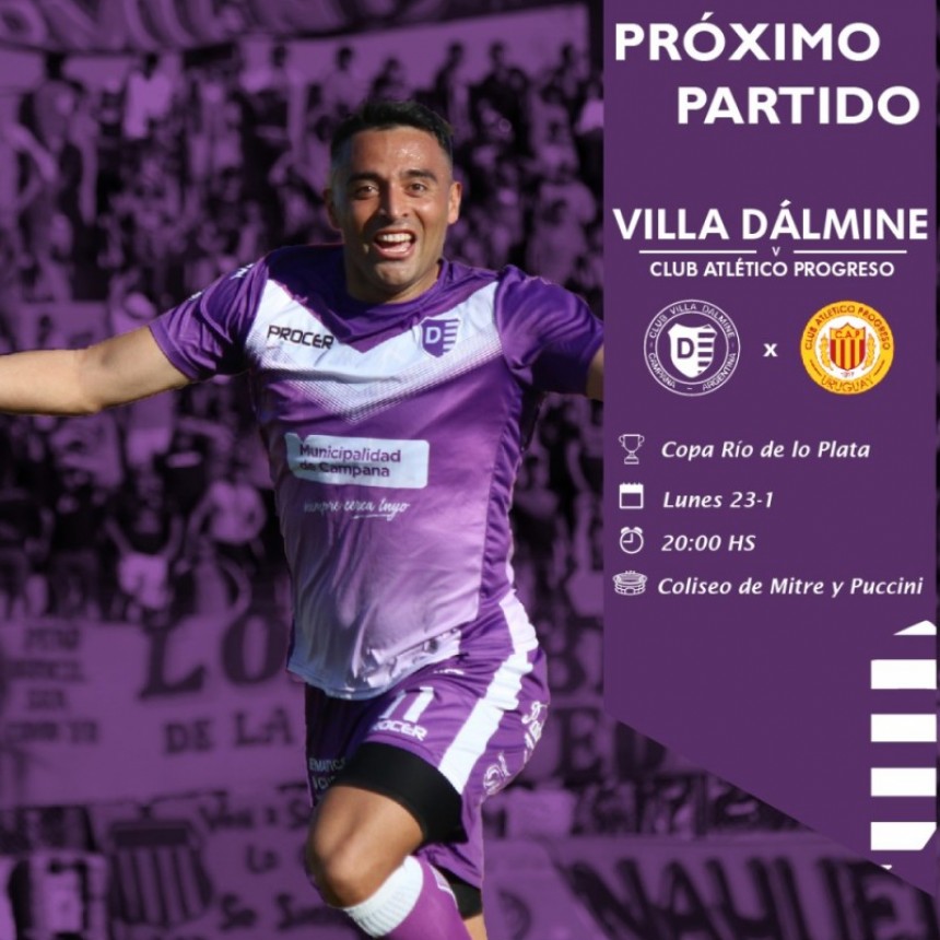 VILLA DALMINE PRESENTARA OFICIALMENTE EL EQUIPO JUGANDO LA COPA RIO DE LA PLATA