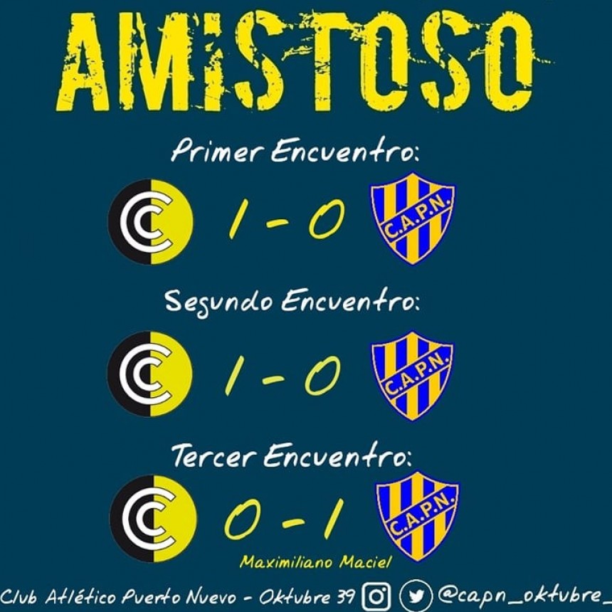 PUERTO NUEVO JUGO UN NUEVO AMISTOSO PREPARATORIO FRENTE A COMUNICACIONES