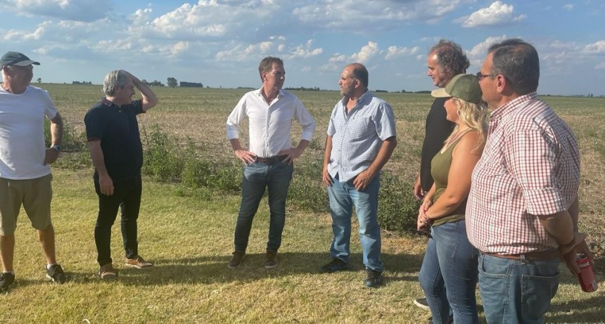 Estima pérdidas millonarias para el campo por la sequía : Santilli cuestionó la “inacción” de Kicillof 