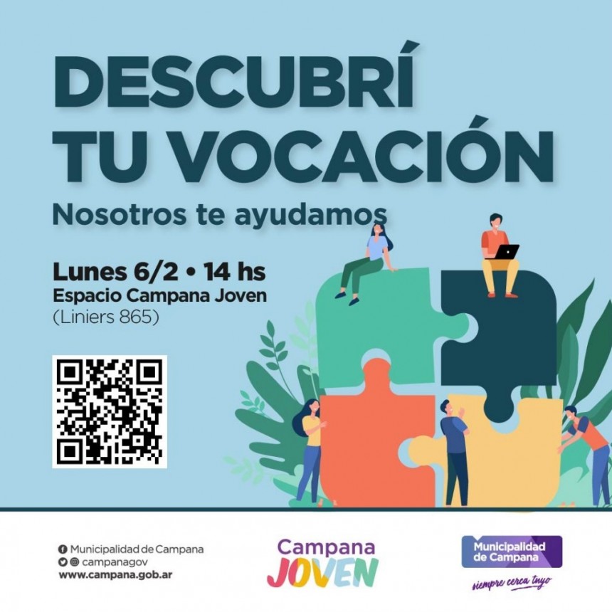 Invitan a participar de un taller de orientación vocacional