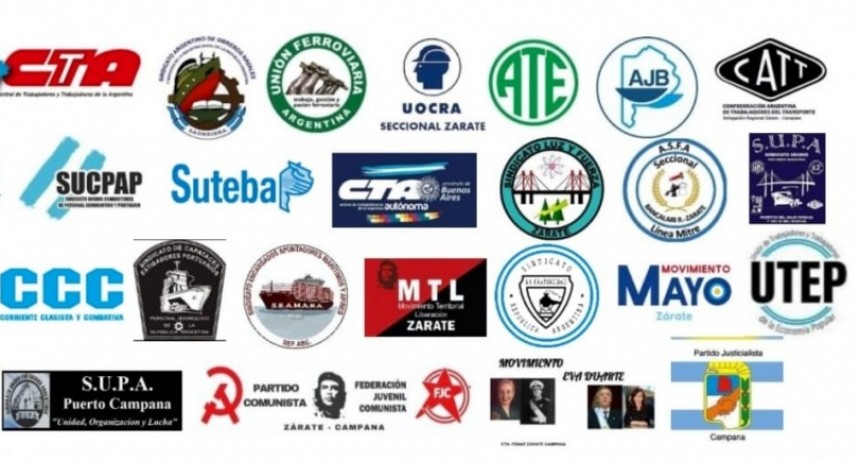 MULTISECTORIAL DE LA RESISTENCIA. ZÁRATE – CAMPANA 