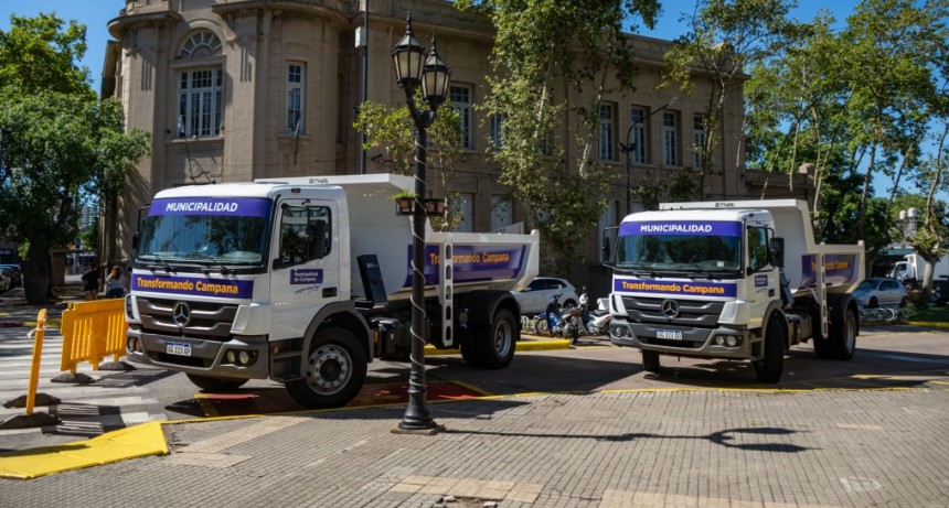 El Municipio continúa invirtiendo en equipamiento para mejorar los servicios públicos   