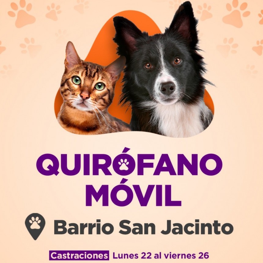 El quirófano móvil del Municipio visitará San Jacinto