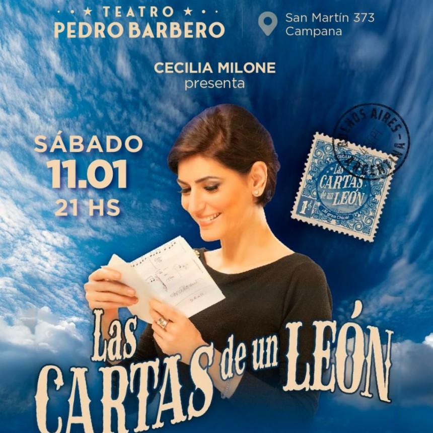 Cecilia Milone se presentará el sábado 11 en el Teatro Pedro Barbero